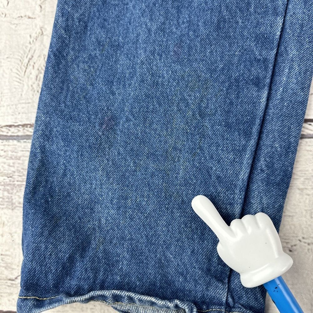Vintage 70's Wrangler 99001SW Denim Jeans Men's 40x30 Straight Leg USA Made FLAW - Picture 6 of 16